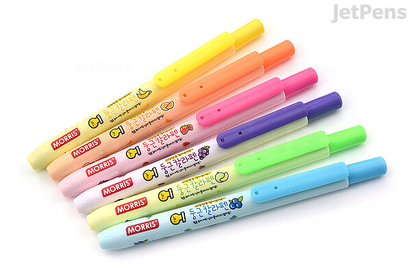 Strawberry Pens, Orange Pens, Fruit Pens, Novelty Pens, Cute Korean Pens,  Japanese Kawaii Pens, Silicone Pens 