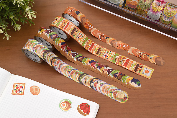 Bande Washi Tape Sticker Roll - Sliced Fruits and Veggies | JetPens
