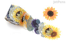 Bande Washi Tape Sticker Roll - Sunflower Bouquet - BANDE BDA613