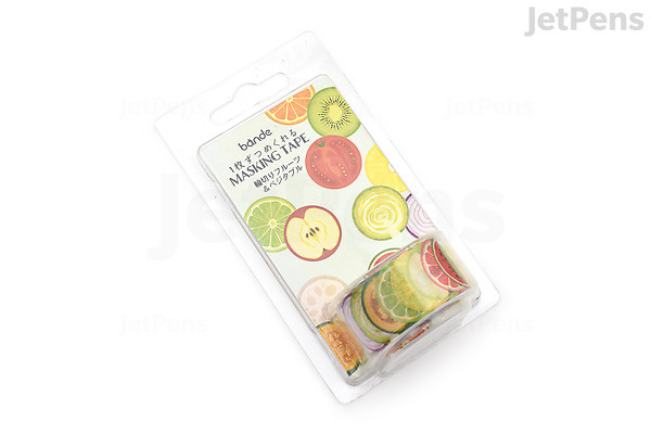 Bande Washi Tape Sticker Roll - Sliced Fruits and Veggies | JetPens