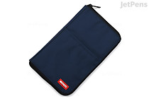 Lihit Lab Flat Type Pen Case - Wide - Navy - LIHIT LAB A-7653-11 Lihit Lab Flat Type Pen Case - Wide - Navy - LIHIT LAB A-7653-11
