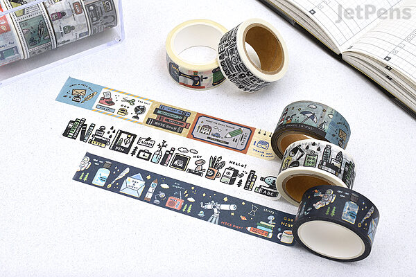 Silver Holiday Washi Tape, Scrapbooking, 5m Length/15 Mm Wide, 1 Full Roll  