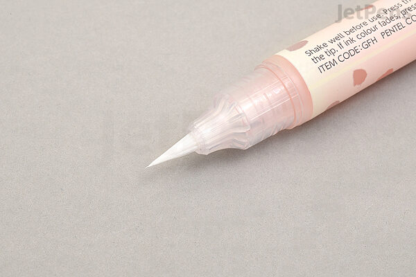 Rotulador pastel milky brush con punta de pincel real Pentel - Three  Feelings