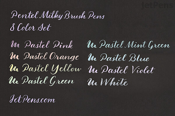 Pentel Milky Brush Marker – Yoseka Stationery