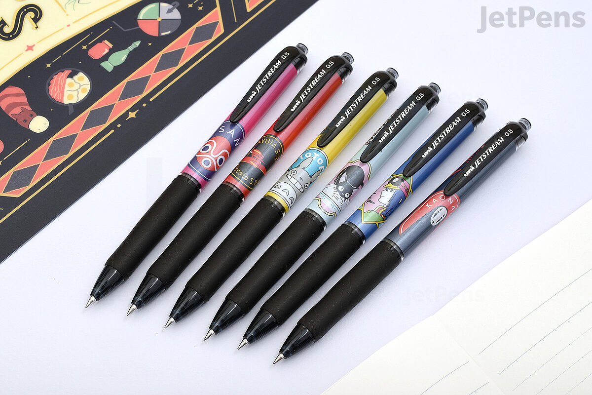 Totoro 3pc Multi-Color Pens