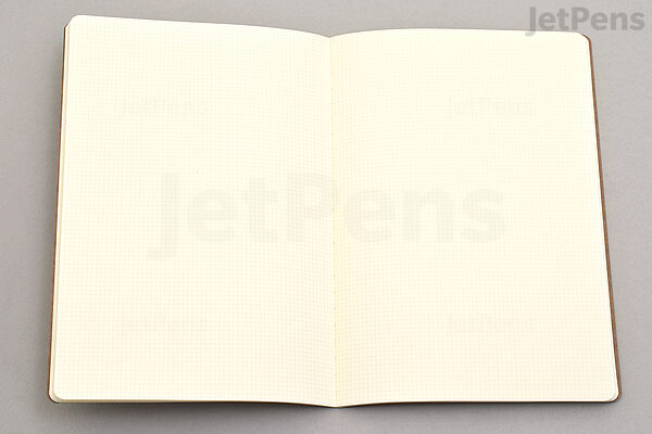 Kleid Tiny Grid Notes Notebook - B6 - 2 mm Graph - White - Cream Paper
