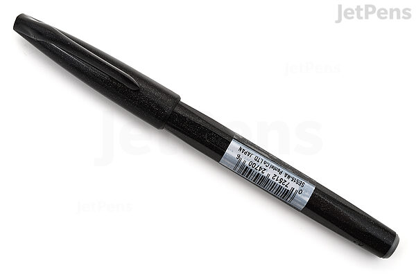 Pentel Brush Sign Pen SES15C - Brush Nib - Fibre Tip - Spring Tones - Set  of 6