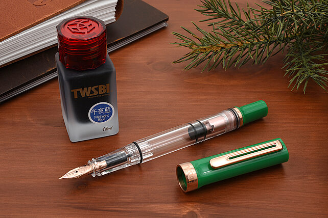 TWSBI ECO-T Royal Jade Rose Gold Fountain Pen Gift Sets