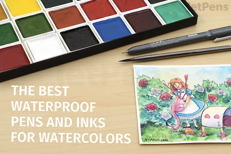 The Best Waterproof Pens and Inks for Watercolors | JetPens
