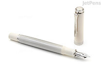 Pelikan Souverän M405 Fountain Pen - Silver-White - Extra Fine Nib - PELIKAN 815505