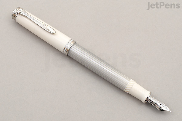 Pelikan Füllhalter M405 Silber-Weiß B Geschenkbox - Füllhalter