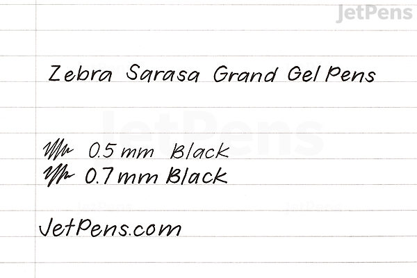 Zebra Sarasa Grand Retractable Gel Pen – Ink+Volt