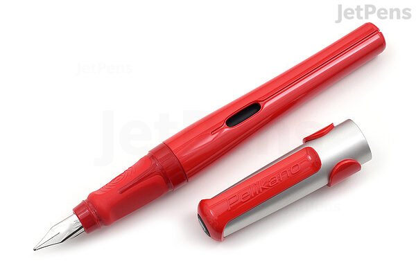 Syndicate begå gør ikke Pelikan Pelikano Fountain Pen - Red - A (Beginner) Nib | JetPens