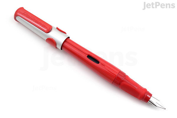 Pelikan Pelikano Fountain Pen - Red - Left-Handed - PELIKAN 803014 Pelikan Pelikano Fountain Pen - Red - Left-Handed - PELIKAN 803014
