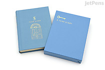 Midori 5 Year Mini Diary - Gate - Blue - Limited Edition - MIDORI 12903006 Midori 5 Year Mini Diary - Gate - Blue - Limited Edition - MIDORI 12903006