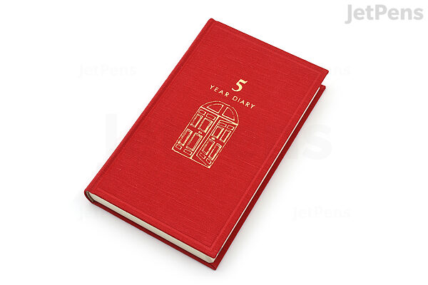 MD 5 Year Diary - Red - 12851-006