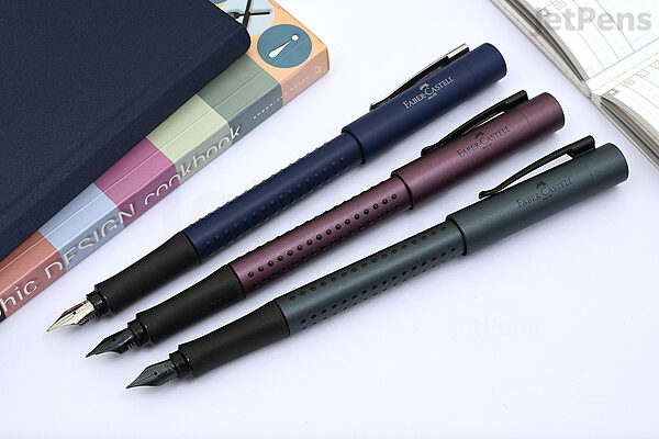 Faber-Castell Grip Edition F Fountain Pen - All Black