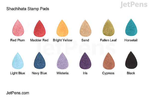 Blue Ink Pad, Navy Ink Stamp Pad, Non-toxic Ink Pad Stamp, Water