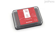 Shachihata Stamp Pad - Japanese Traditional Color Iromoyo - Madder Red - SHACHIHATA HAC-1-DR