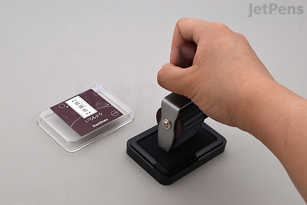 Shachihata Rotating Stamp - Plant | JetPens
