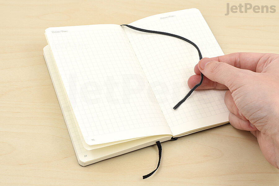 Leuchtturm1917 Notebooks include at least one ribbon bookmark.