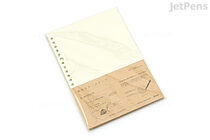 Kleid Loose Leaf Paper - A5 - 2 mm Graph - Cream - 50 Sheets - KLEID 8431