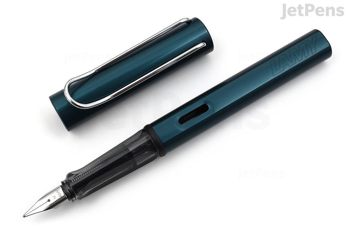2 Ballpoint Pen Refills (M), Petrol Blue - Luxury Ballpoint pen