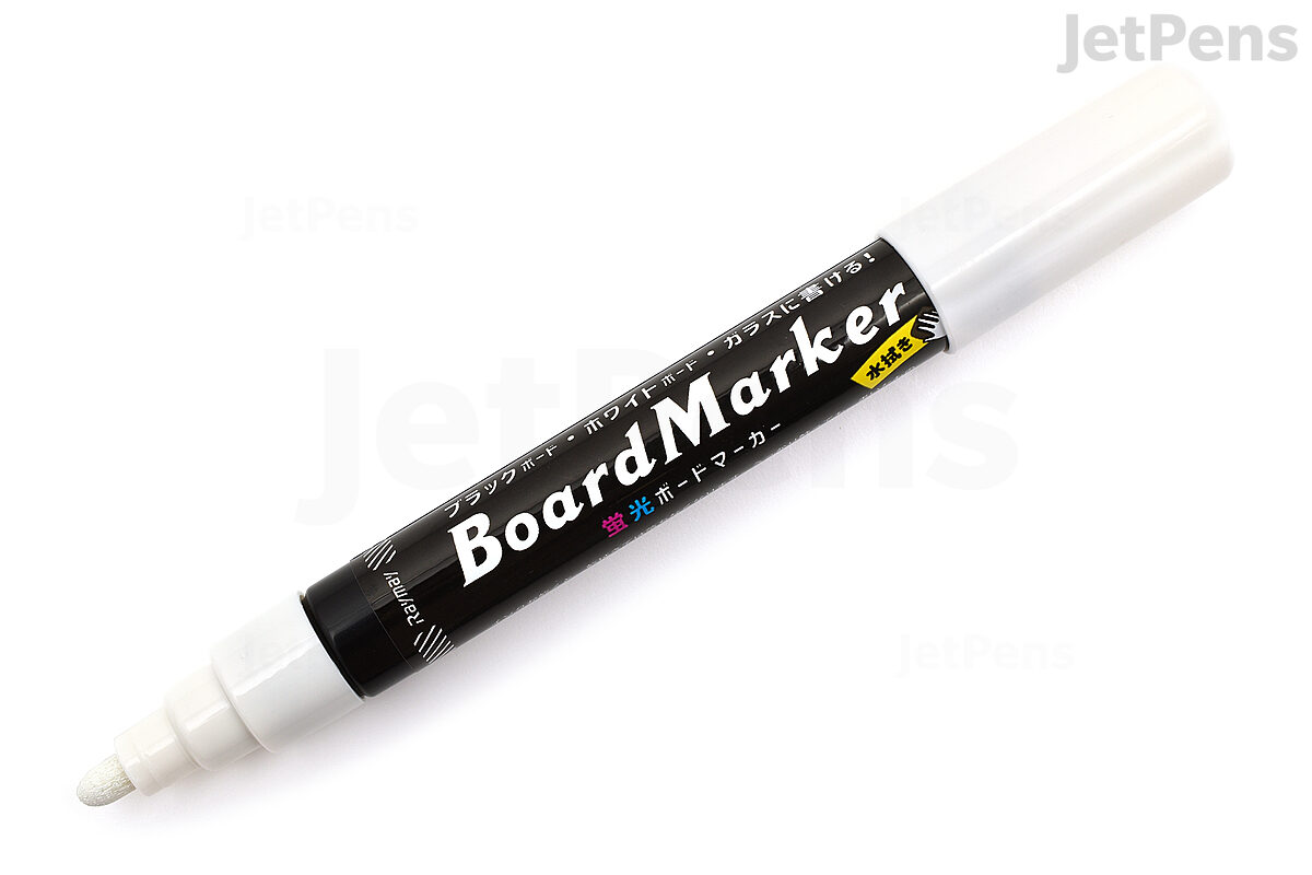 American Crafts DIY Shop 2 White Broad Point Permanent Chalk Markers