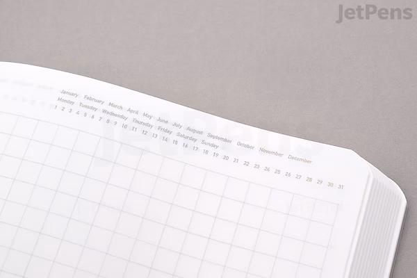 STALOGY Editor's Series 365Days Notebook - A6 - Grid - Blue | JetPens