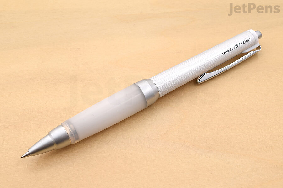 The Jetstream Alpha Gel Grip is fitted with a cushy, ergonomic grip.