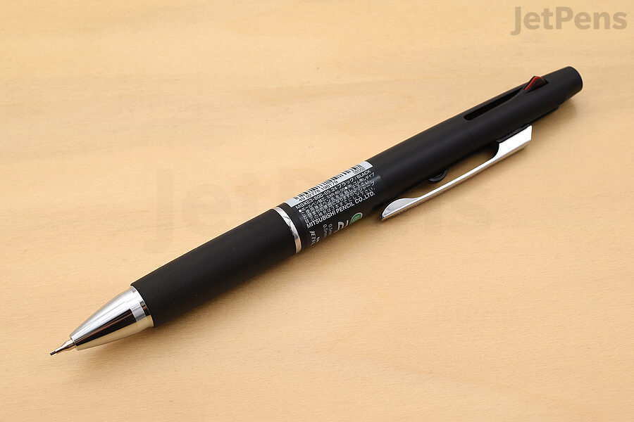 The Jetstream 2&1 is filled with two ballpoint refills and a mechanical pencil.
