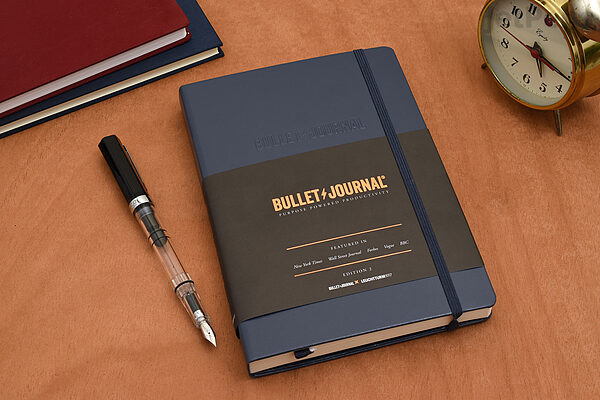 Leuchtturm1917 Bullet Journal Edition 2 Notebook Black A5, Dotted