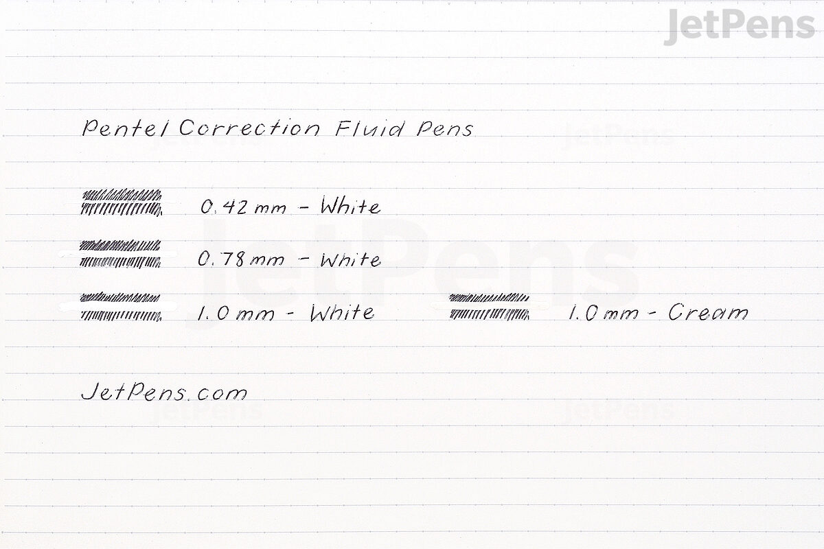 Pentel Wide tip Correction pen WHITESPEED XZLH64-W – FADEBOMB