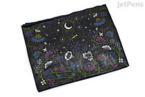 Blue Q Zipper Pouch - Starry Garden - BLUE Q QA291 Blue Q Zipper Pouch - Starry Garden - BLUE Q QA291