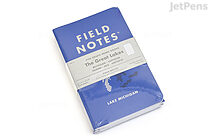 Field Notes The Great Lakes Memo Books - 3.5" x 5.5" - 48 Pages - Graph - Pack of 5 - FIELD NOTES FNC-55