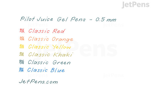 Pilot Juice Gel Pen - 0.5 mm - Classic Yellow - Limited Edition