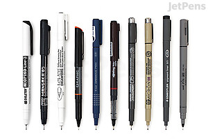 JetPens Drawing Pen Samplers