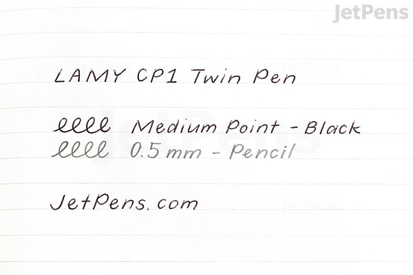 LAMY cp1 Twin Pen - Ballpoint Pen + 0.5 mm Pencil - Black | JetPens