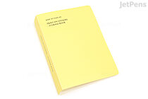 MU Print-On Transfer Sticker Storage Book - Yellow - MU BOT-002002