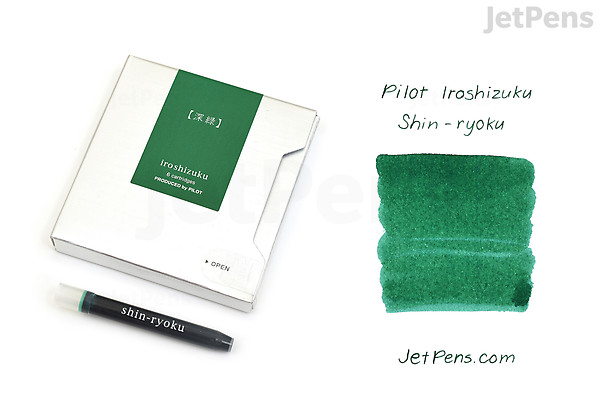 Pilot Green Ink Pilot, Iroshizuku, Shin-ryoku, Forest Green, 2ml