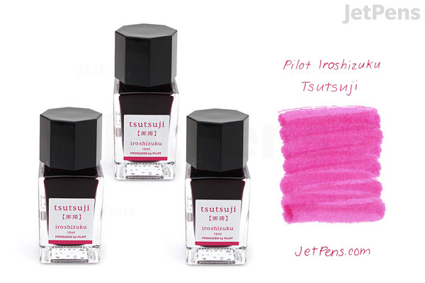 Pink Ink Pilot Ink Colors Pilot Iroshizuku Tsutsuji Ink (Azalea) 15 Ml