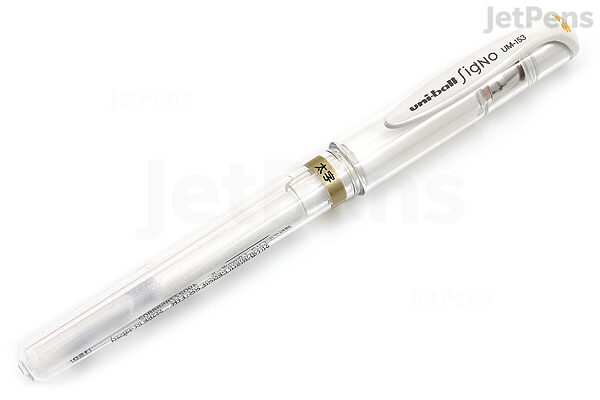 Review: Uni-Ball Signo Broad UM-153 Gel Pen - White Ink — The Pen