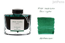 Pilot Iroshizuku Shin-ryoku Ink (Deep Green) - 50 ml Bottle - PILOT INK-50-SHR