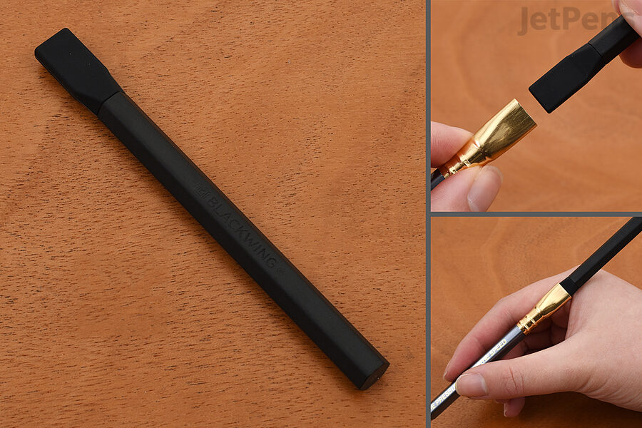 The Blackwing Pencil Extender allows you to use a pencil down to the last centimeters of graphite.