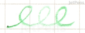 Blackwing Colors Green - Loops - Eraser Test