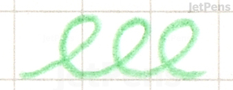 Blackwing Colors Green - Loops - Smudge Test