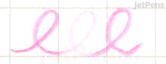 Blackwing Colors Pink - Loops - Eraser Test
