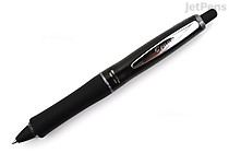 Pilot Dr. Grip Full Black Ballpoint Pen - 0.7 mm - Silver Accents - Black Ink - PILOT BDGFB-80F-S Pilot Dr. Grip Full Black Ballpoint Pen - 0.7 mm - Silver Accents - Black Ink - PILOT BDGFB-80F-S