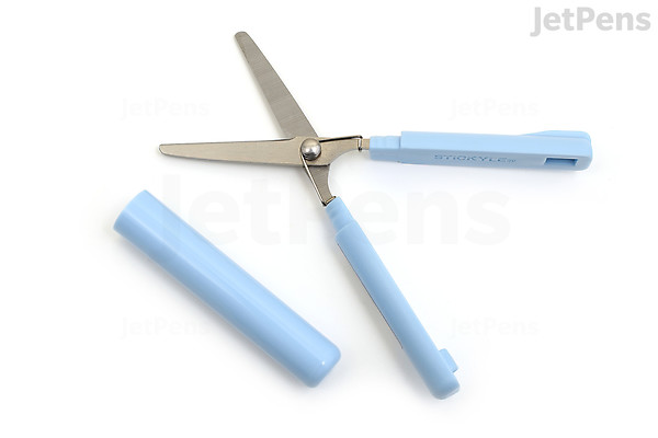 Sun-Star Stickyle Scissors - Compact Type - Blue | JetPens