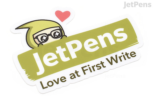 JetPens Die-Cut Sticker - Love at First Write